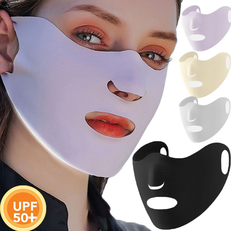 Sports Mask Breathable - Buz Ipek Güneş Koruyucu Maske Kadın