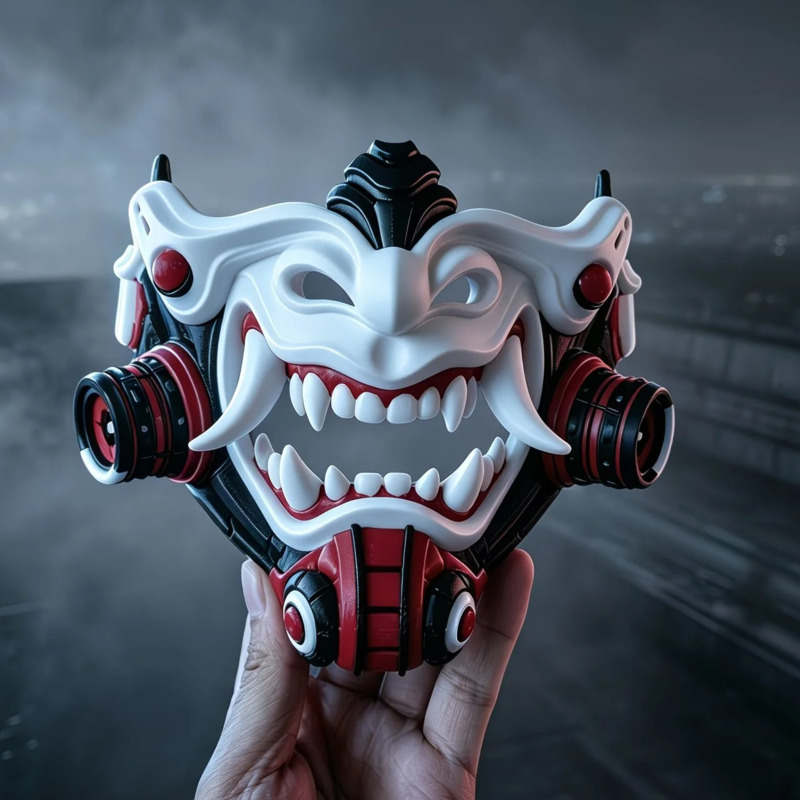 Yeni Jenerik Siberpunk Oni Şey - Black Face Mask Pack incelemesi ve fiyatı